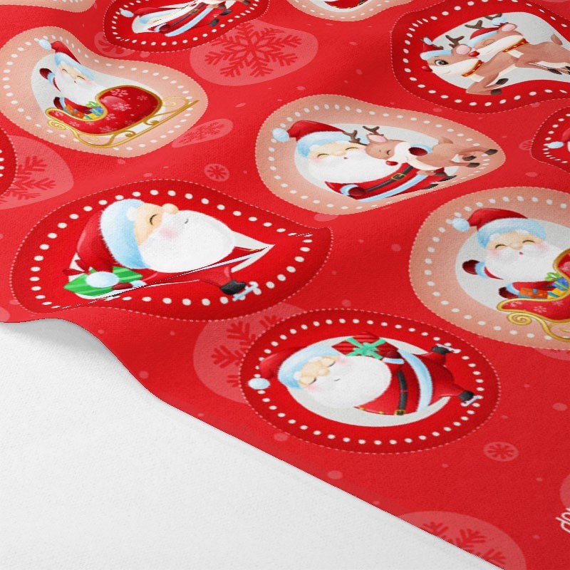 Boules de Noël en tissu feutrine « Joyeux Noël » certifiées EN 71-3