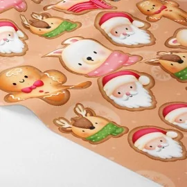 Bolas de Navidad en tela de fieltro "Cookies" certificadas EN 71-3