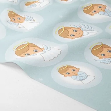 Boules de Noël en tissu feutrine « Angel Boy » certifiées EN 71-3