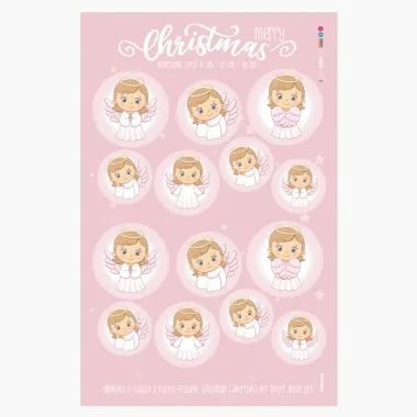 Boules de Noël en tissu feutrine « Angel Girl » certifiées EN 71-3 2