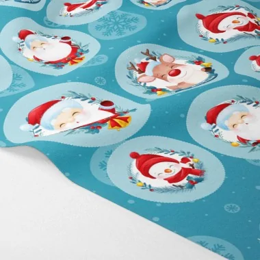Boules de Noël en tissu feutrine « Happy Xmas » certifiées EN 71-3