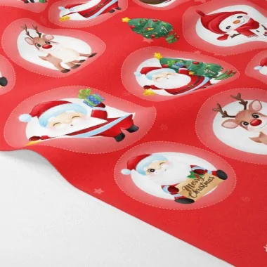 Boules de Noël en tissu feutrine « Joyeux Noël » certifiées EN 71-3