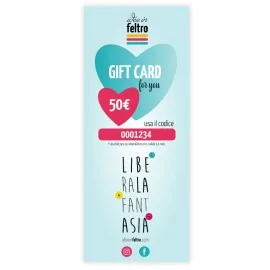 Gift Card 50|IDEEINFELTRO.COM