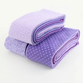 KIT DE RESTES DE TISSU feutrine LILAS MIX 350/400 gr