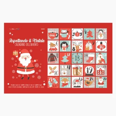 Advent calendar in felt and soft felt - to be assembled - mod.3 2