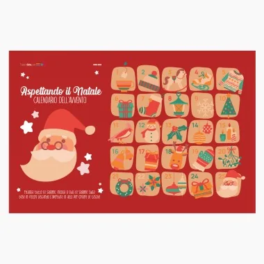 Advent calendar in felt and soft felt - to be assembled - mod.8 2