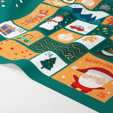 Advent calendar in felt and soft felt - to be assembled - mod.9