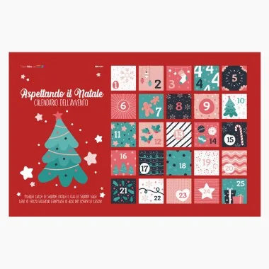 Advent calendar in felt and soft felt - to be assembled - mod.11 2
