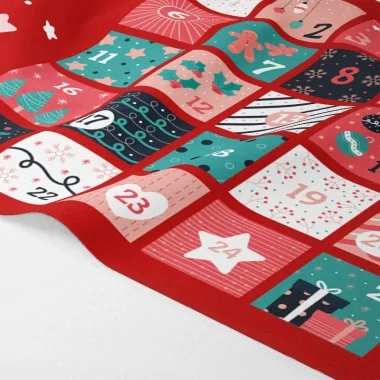 Advent calendar in felt and soft felt - to be assembled - mod.11