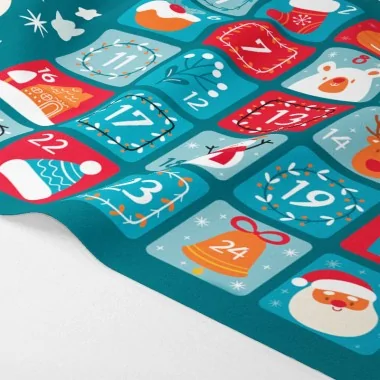 Advent calendar in felt and soft felt - to be assembled - mod.13