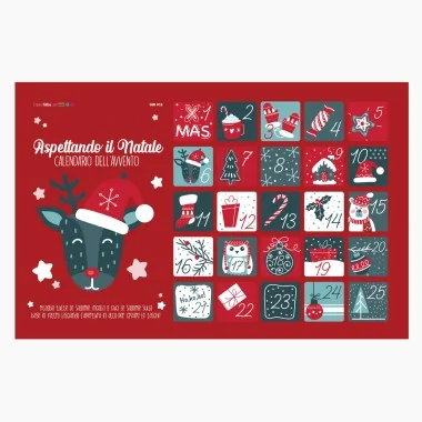 Advent calendar in felt and soft felt - to be assembled - mod.15 2