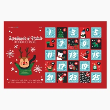 Advent calendar in felt and soft felt - to be assembled - mod.19 2