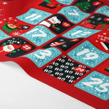 Advent calendar in felt and soft felt - to be assembled - mod.19