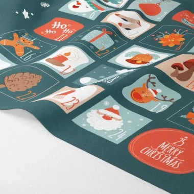 Advent calendar in felt and soft felt - to be assembled - mod.20