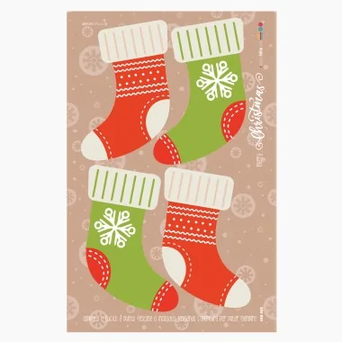 Medias navideñas para armar