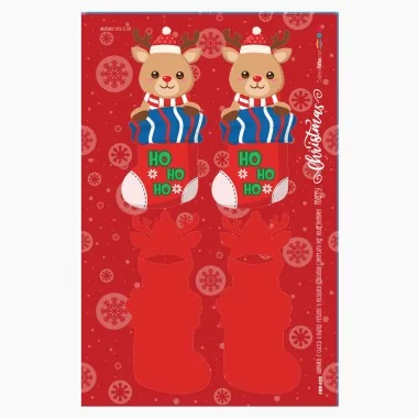 Panneau de bas de Noël en tissu feutrine mod.38 - Certificat EN 71-3