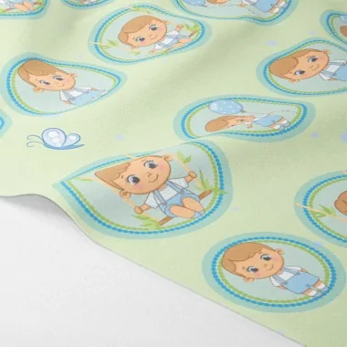 "It's a Boy" filzstoff Geburtskugeln mod.12 Zertifikat EN 71-3
