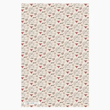 Pannello in feltro o pannolenci san valentino mod. 6 certificato EN 71-3|IDEEINFELTRO.COM 2