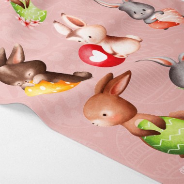 Pannello In Pannolenci Set "Cute Happy Easter" Mod.17 -...