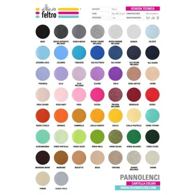 Tela De Fieltro 20X30 cm Mix - Red Stars Savings Kit 10 Hojas|IDEEINFELTRO.COM 2