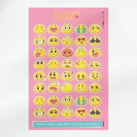 Bastelfilz oder Filzstoff Sticker-Panel - Emoticons Verschiedene Mod.2