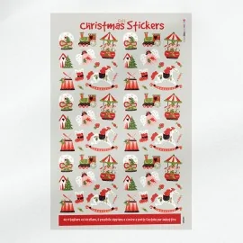 Pannello stickers natalizio in feltro o pannolenci - giochi natale|IDEEINFELTRO.COM