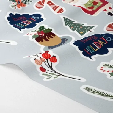 Autocollants de Noël en feutrine et tissu feutrine