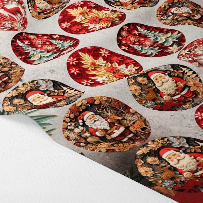 Palline natalizie in pannolenci 24 pezzi "mix luxury mod. 19"|IDEEINFELTRO.COM