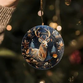 Palline natalizie in pannolenci 24 pezzi "mix luxury mod. 22"|IDEEINFELTRO.COM