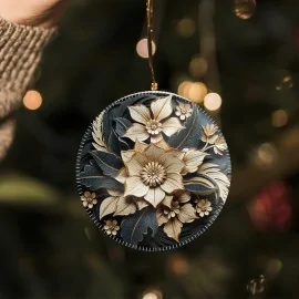 Palline natalizie in pannolenci 24 pezzi "mix luxury mod. 11"|IDEEINFELTRO.COM