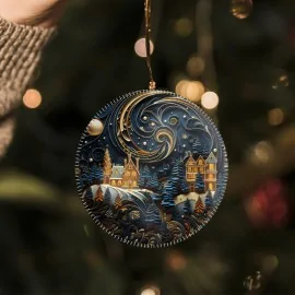 Palline natalizie in pannolenci 24 pezzi "mix luxury mod. 22"|IDEEINFELTRO.COM