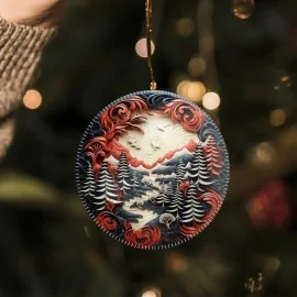 Palline natalizie in pannolenci 24 pezzi "mix luxury mod. 7"|IDEEINFELTRO.COM