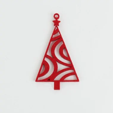 12 Kerstversiering - Spar - In Vilt mod. 4