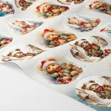 Palline di natale in pannolenci da 10, 12 e 16 cm - natività - cod.247|IDEEINFELTRO.COM