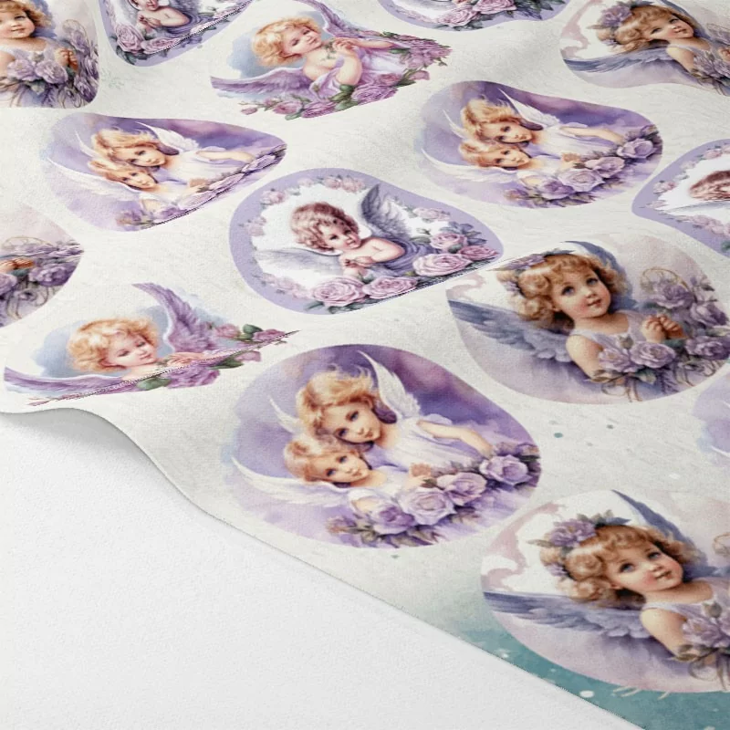 Palline Natalizie In Pannolenci 24 pezzi Lilac Angels