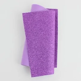 Dun vilt extra glitter - paars