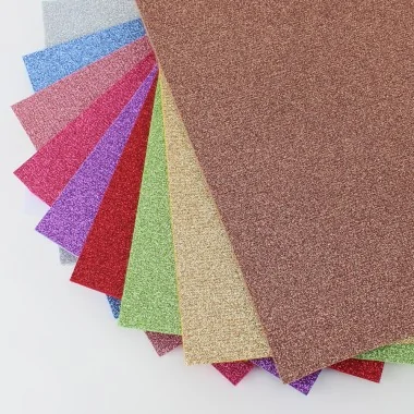 Felt 3 mm extra glitter - gold 2