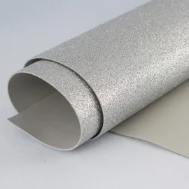 eva schuim zilveren glitter per meter - rolhoogte 100 cm