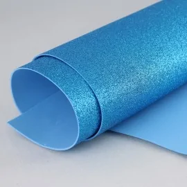 Online Sale Foam Modeling / Moosgummi / Fommy Glitter 50X90Cm-Turquoise