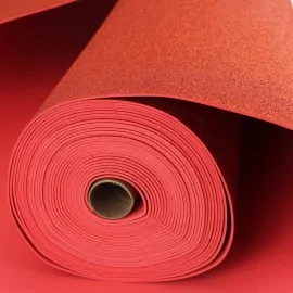 Eva Glitter Gum 50X100 cm - Rood per meter|IDEEINFELTRO.COM