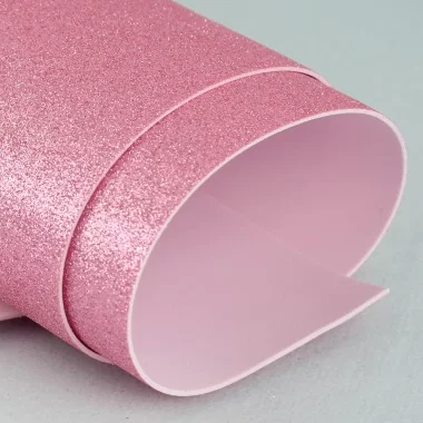 Eva Foam / Foamy / Eva Glitter Rubber 50 X 50 cm - Pink