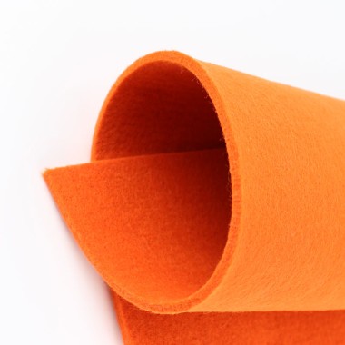 Feutrine Orange 50X70 cm
