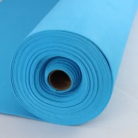 GomEVA rubber / crack / fommy per meter Turquoise - rolhoogte 100 cm