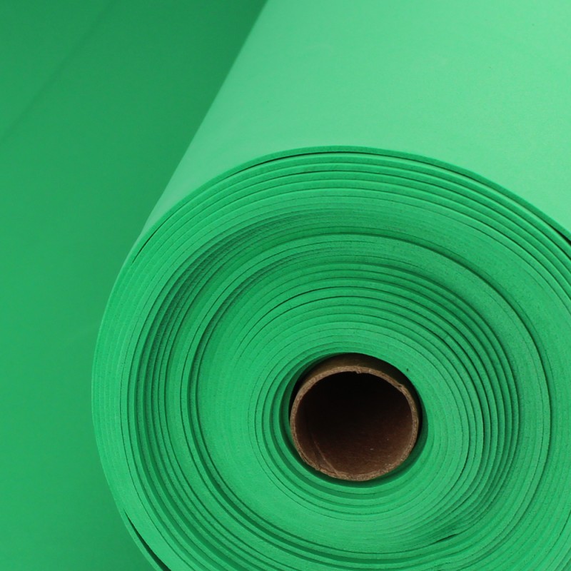 Eva Foam Roll / EVA / Moosgummi / Fommy 100 cm x 10 meters - Billiard Green