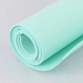 Gomma EVA / crepla / fommy  a metraggio  Acquamarina - altezza rotolo 100 cm|IDEEINFELTRO.COM