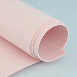 Gomma EVA / crepla / fommy  a metraggio  Rosa chiaro - altezza rotolo 100 cm|IDEEINFELTRO.COM