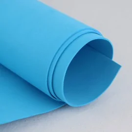 EVA-schuim / crepla / schuimend / mosgummi / vel 50x50 cm - turquoise