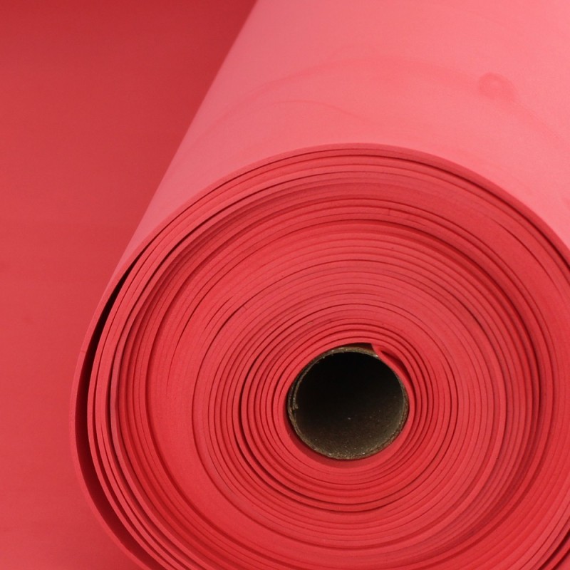 Gomma EVA / crepla / foamy / mosgummi / foglio 50x50 cm - rosso|IDEEINFELTRO.COM