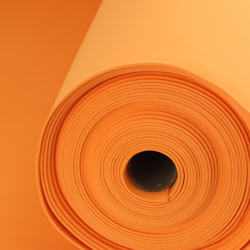 Online Sale Foam Modeling / Moosgummi / Fommy 50 X 45 Cm - Orange
