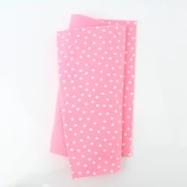 Fetru Moale Imprimat 20X30 cm Buline - Roz|IDEEINFELTRO.COM